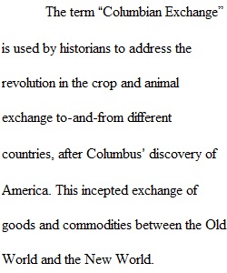 Module 1 Assignment 1_Columbian_Exchange_Pamphlet
